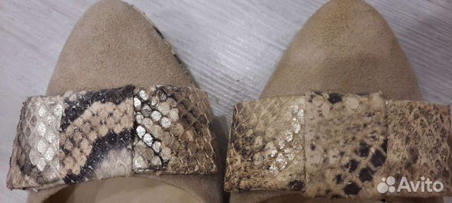 Туфли женские 37 размер новые бежевые кожа