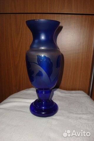 Ваза 50-х годов авторская работа в стиле Галле