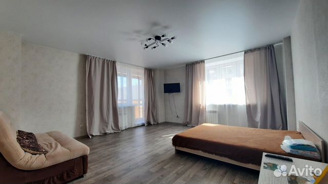 

1-к. квартира, 55 м², 2 кровати