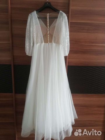 Свадебное платье новое 46-48