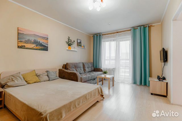 

1-к. квартира, 45 м², 2 кровати