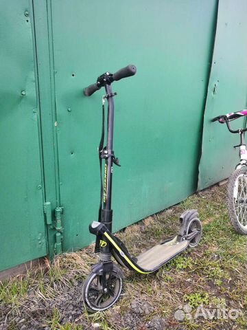 Самокат взрослый чёрный