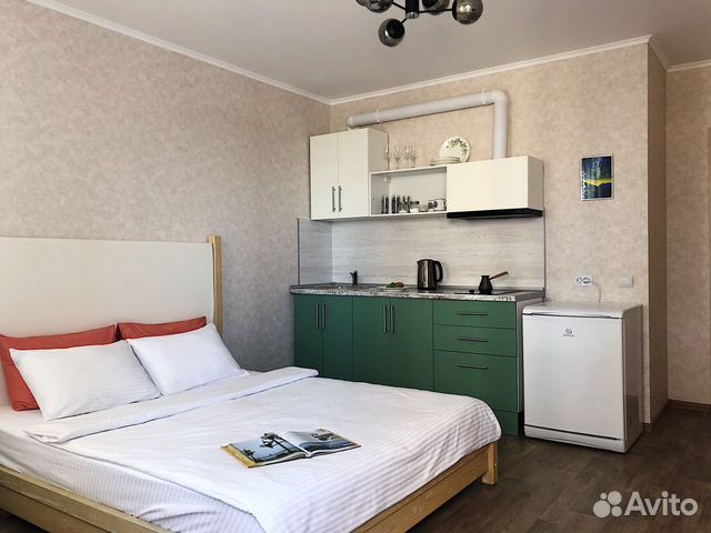 

Квартира-студия, 30 м², 2 кровати