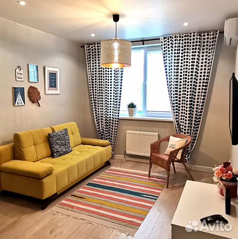 

1-к. квартира, 40 м², 3 кровати