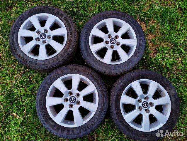 Диски (оригинал) Opel Astra H с резиной Goodyear