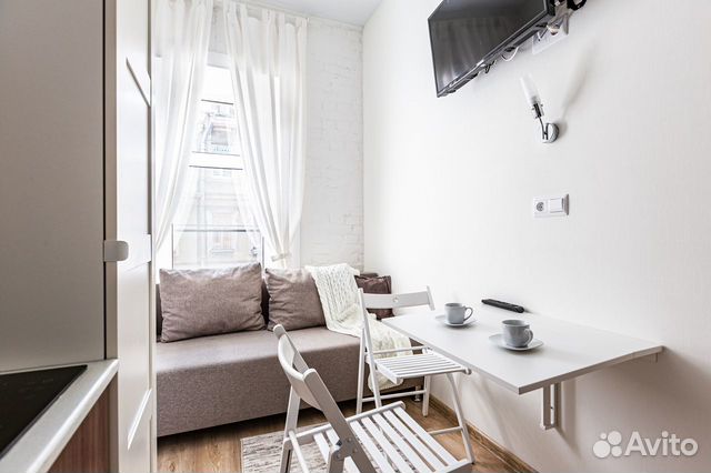 

Квартира-студия, 18 м², 2 кровати