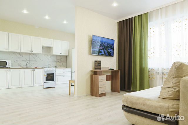 

1-к. квартира, 45 м², 2 кровати