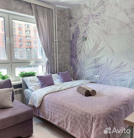 

1-к. квартира, 25 м², 3 кровати