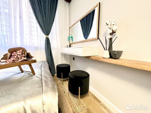 

1-к. квартира, 44 м², 2 кровати