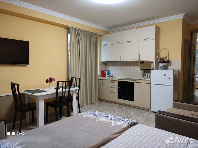 

Квартира-студия, 30 м², 3 кровати