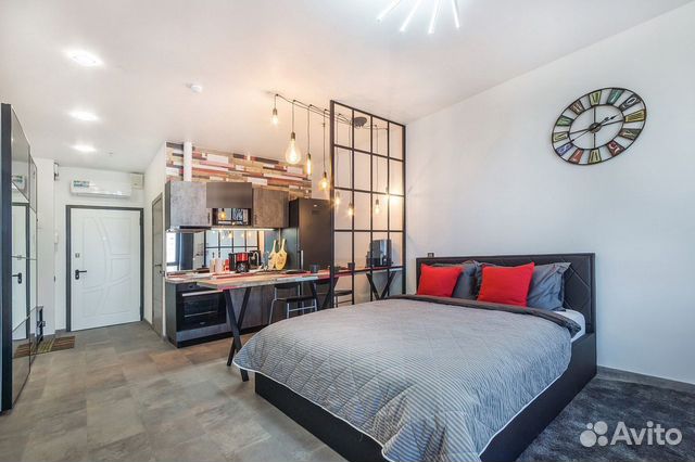 

Квартира-студия, 32 м², 2 кровати