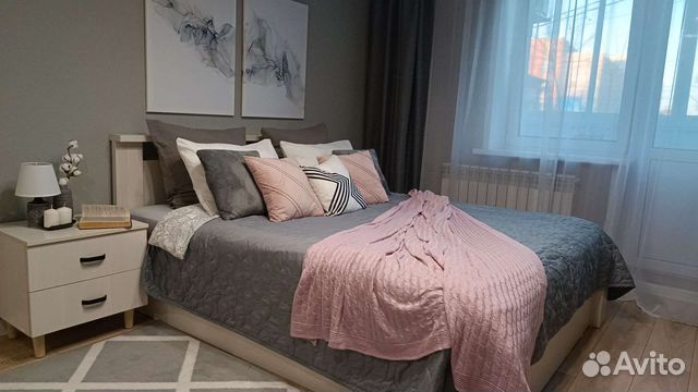 

1-к. квартира, 44 м², 2 кровати