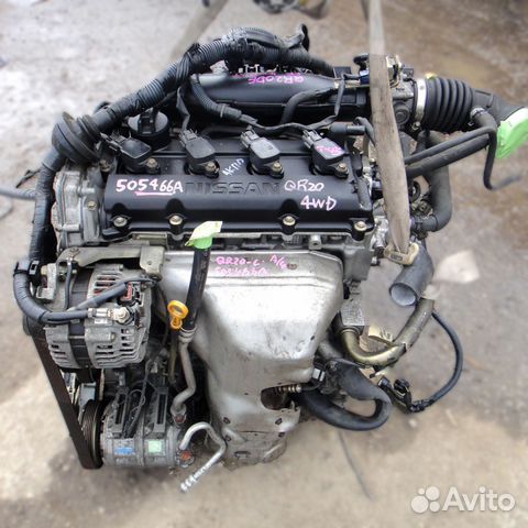 Контрактный двигатель QR20-DE Nissan Primera P12 Контрактный двигатель QR20-DE Nissan Primera P12