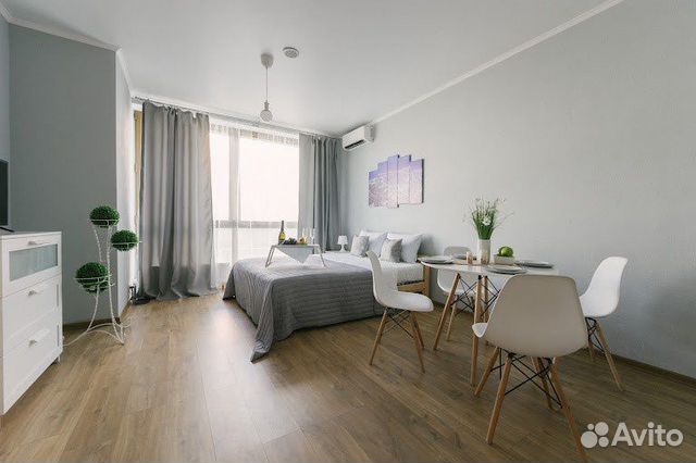 

Квартира-студия, 33 м², 2 кровати