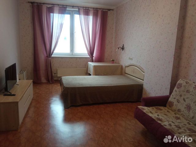 

1-к. квартира, 42 м², 2 кровати