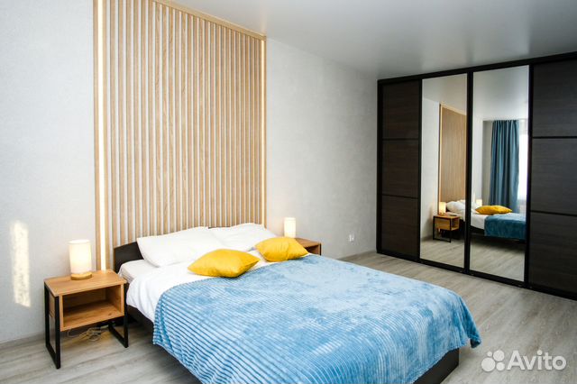 

1-к. квартира, 42 м², 2 кровати