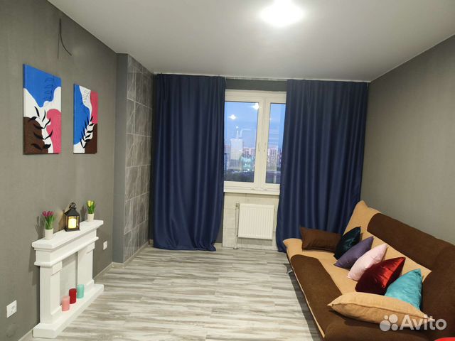 

1-к. квартира, 47 м², 2 кровати