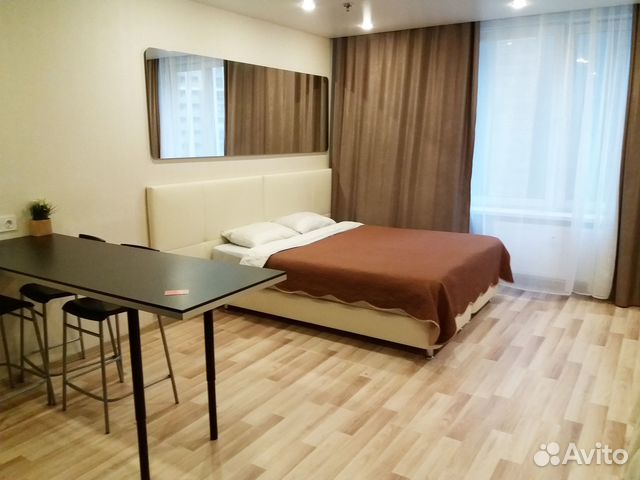 

Квартира-студия, 29 м², 2 кровати