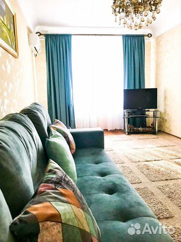 

1-к. квартира, 52 м², 2 кровати