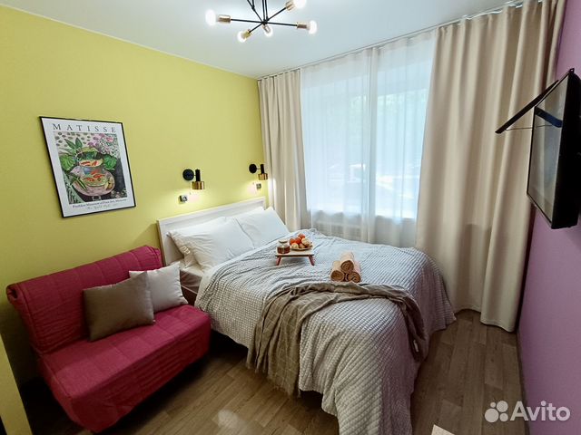 

Квартира-студия, 20 м², 2 кровати