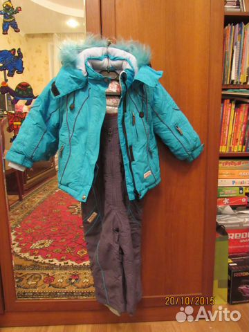 Комбинезон зимний р.92 цвет бирюзовый Комбинезон зимний р.92 цвет бирюзовый