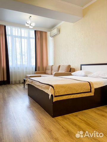 

Квартира-студия, 50 м², 2 кровати