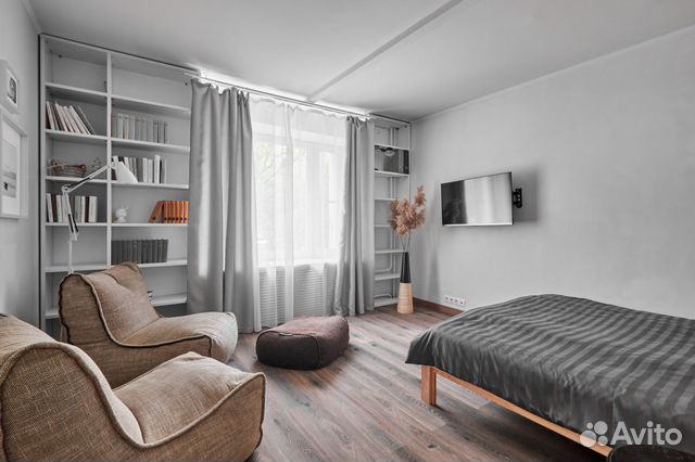 

1-к. квартира, 34 м², 1 кровать