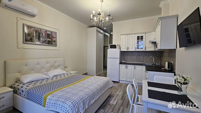

Квартира-студия, 28 м², 1 кровать