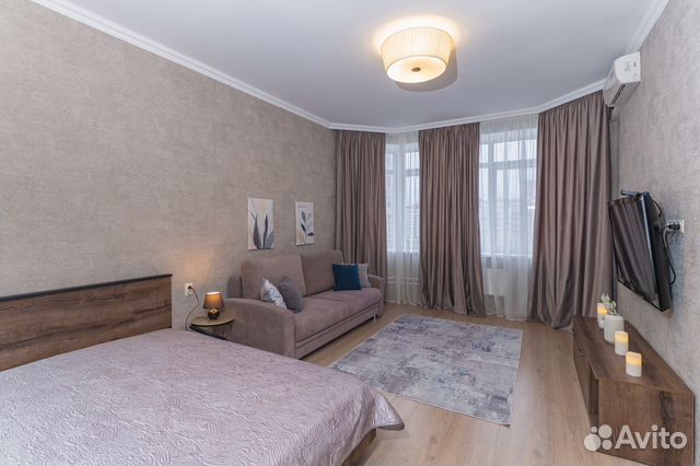 

1-к. квартира, 50 м², 2 кровати