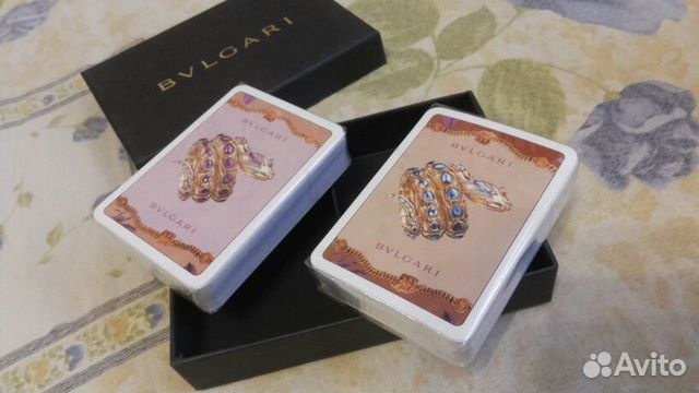 Игральные карты Bvlgari новые Игральные карты Bvlgari новые