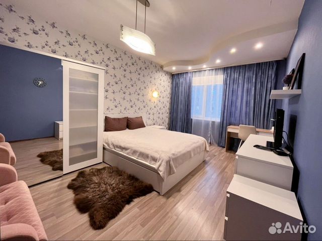 

1-к. квартира, 41 м², 2 кровати