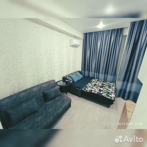 

Квартира-студия, 24 м², 2 кровати