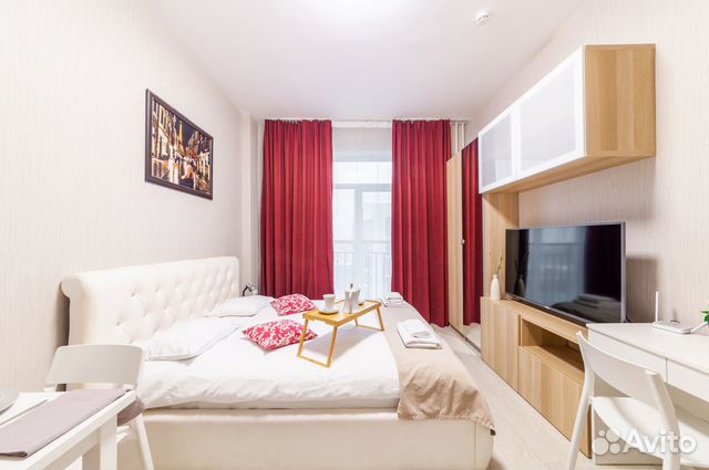 

Квартира-студия в апарт-отеле, 23,5 м², 1 кровать