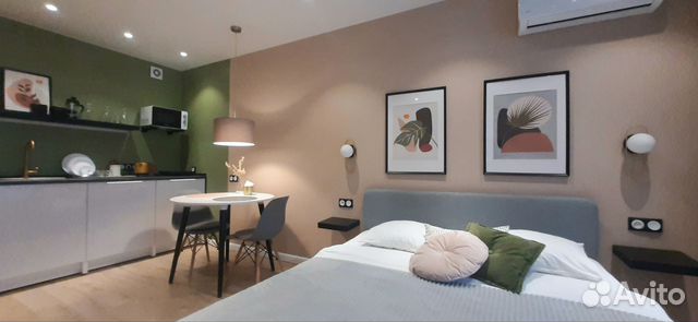 

Квартира-студия, 31 м², 2 кровати