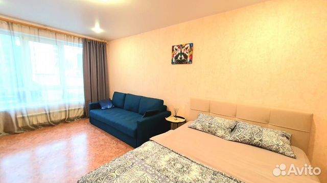 

1-к. квартира, 40 м², 2 кровати