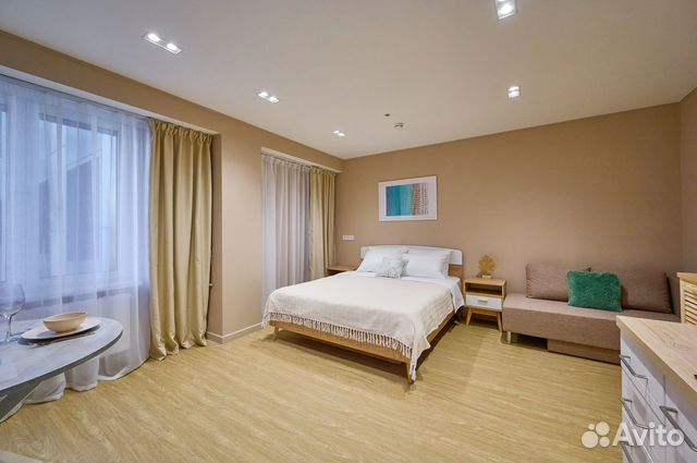 

Квартира-студия, 27 м², 2 кровати