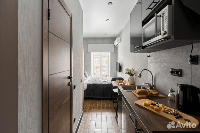 

Квартира-студия, 14 м², 1 кровать