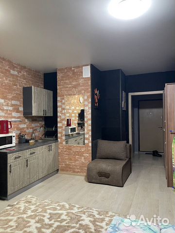 

Квартира-студия, 27 м², 2 кровати