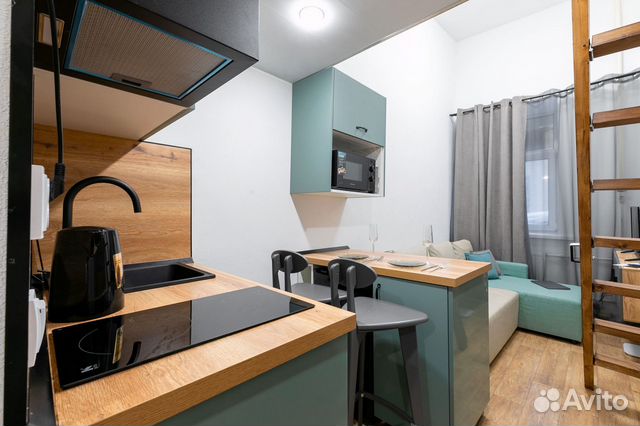 

Квартира-студия, 15 м², 2 кровати