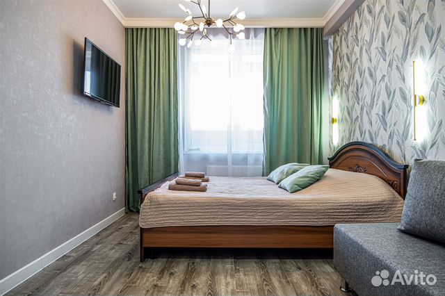 

1-к. квартира, 37 м², 2 кровати
