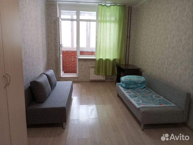 

Квартира-студия, 33 м², 2 кровати