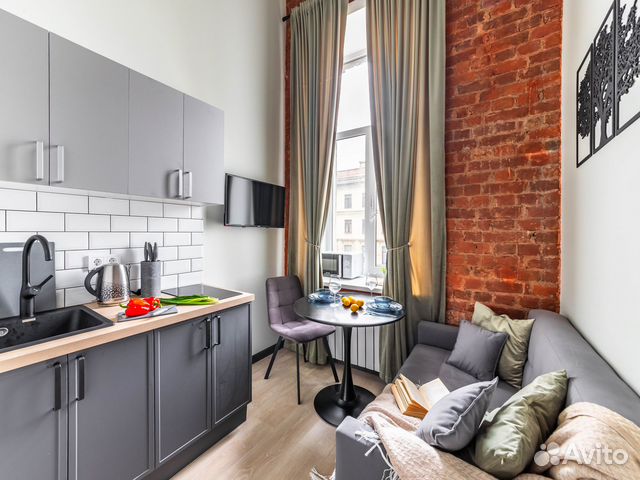 

Квартира-студия, 20 м², 2 кровати