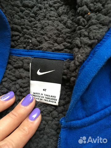 Толстовка тёплая Nike Толстовка тёплая Nike