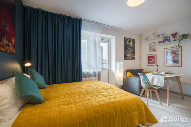 

Квартира-студия, 22 м², 2 кровати