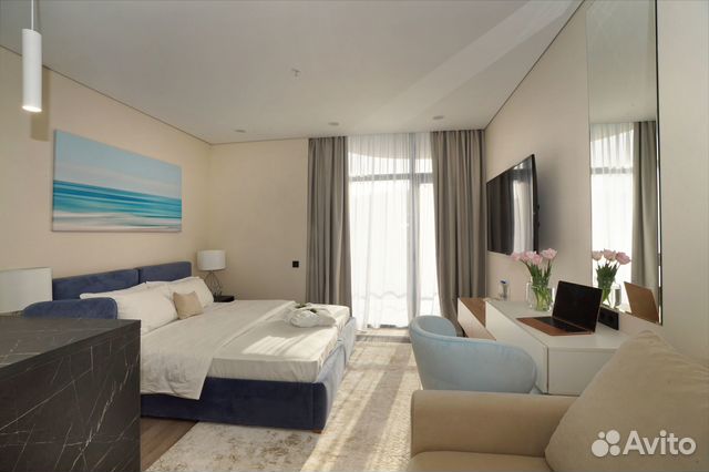 

Квартира-студия, 33 м², 1 кровать