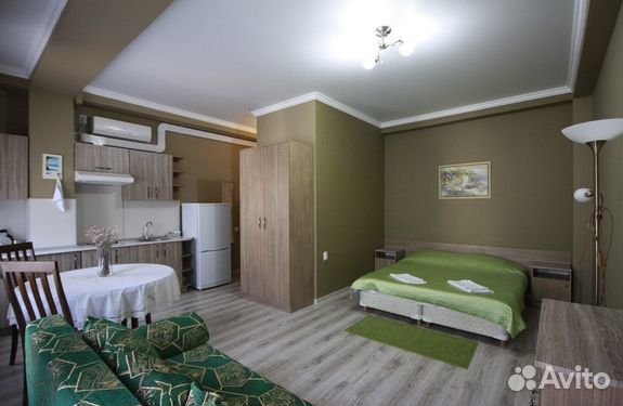 

Квартира-студия, 28 м², 2 кровати