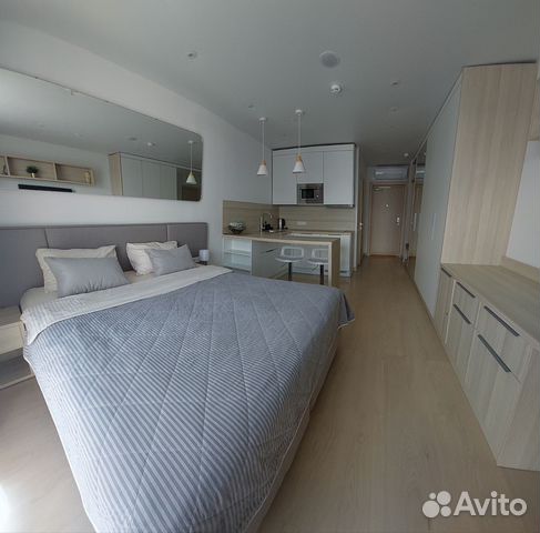 

Квартира-студия, 29 м², 1 кровать