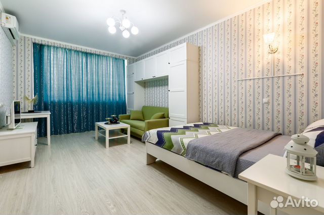 

1-к. квартира, 45 м², 2 кровати