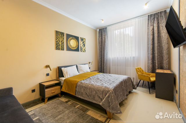 

1-к. квартира, 38 м², 2 кровати
