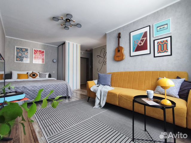 

1-к. квартира, 30 м², 2 кровати